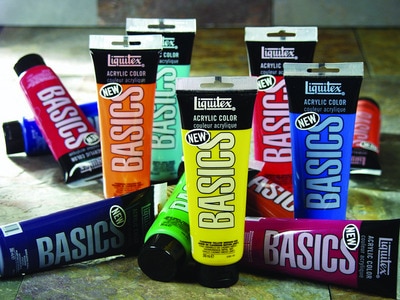 Liquitex BASICS Acrylic Color, 250ml Tube, Ivory Black