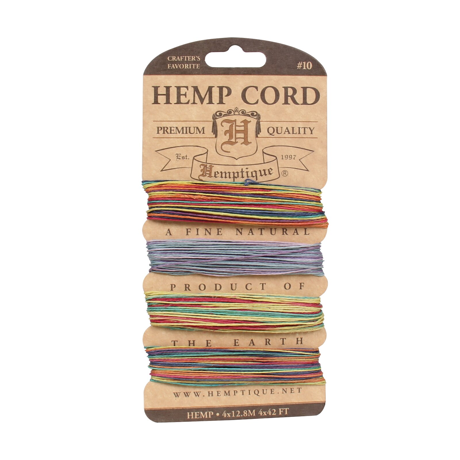 Hemp Cord Set 10Lb Variegated