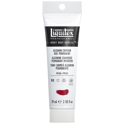 Liquitex Professional Heavy Body Acrylic Color, 2 oz., Alizarin Crimson Hue Permanent