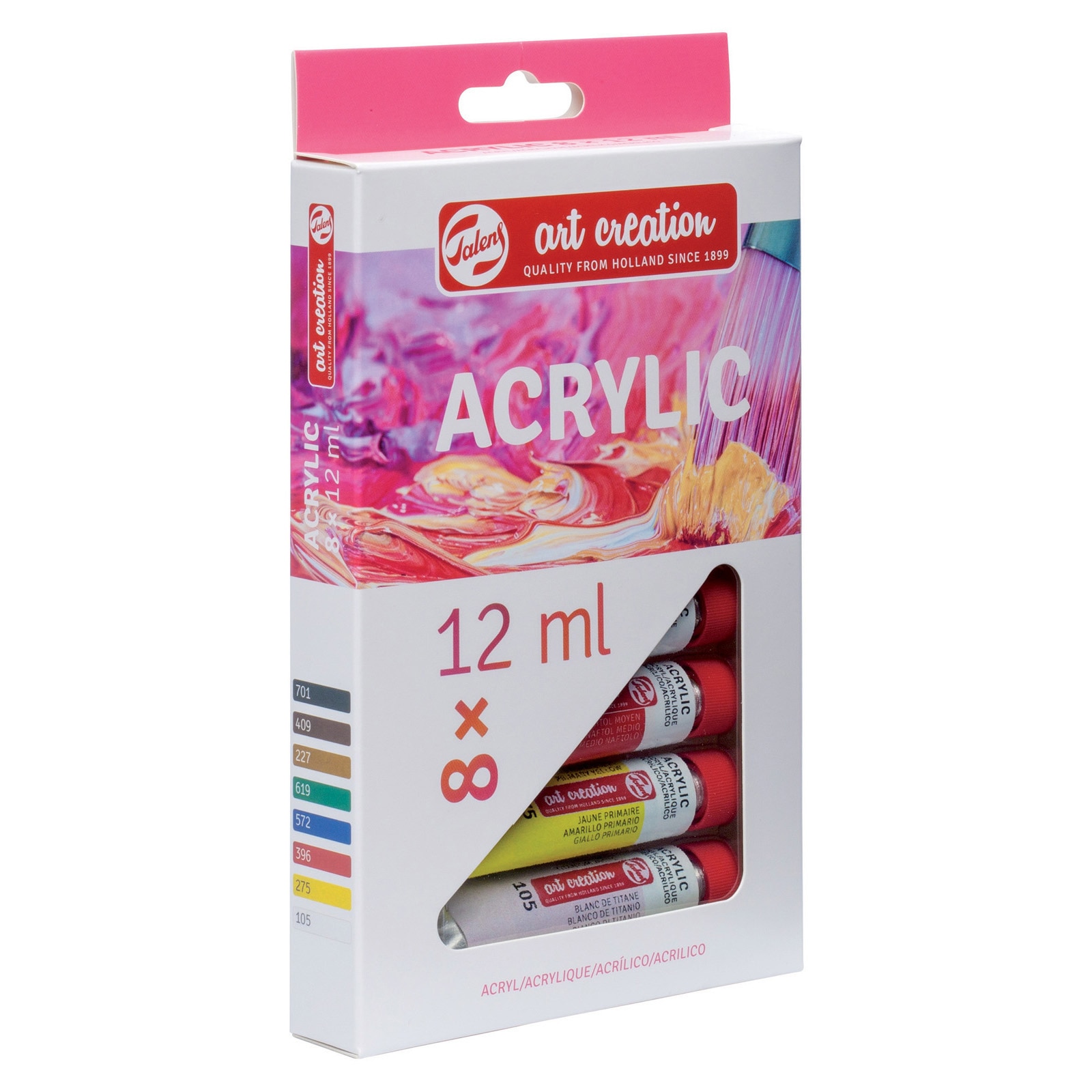 Art Creations 8 color acrylic set 12ml