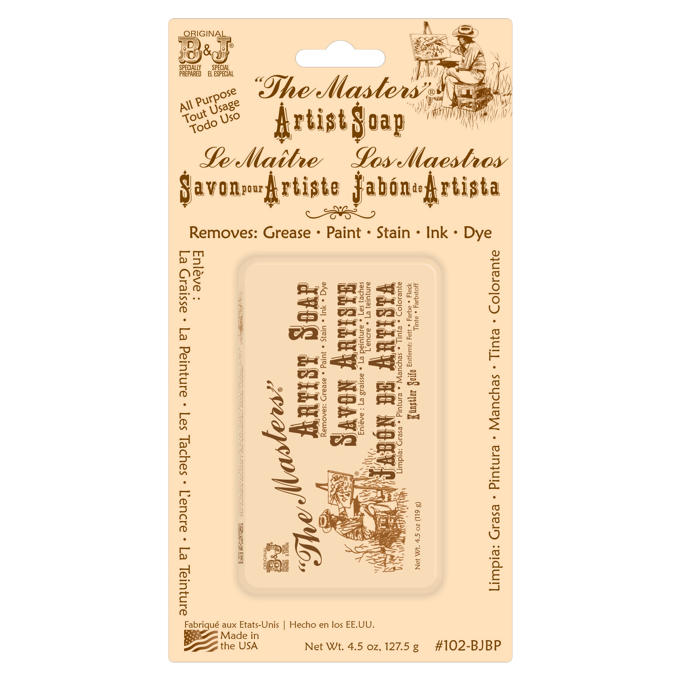 General Pencil The Masters Hand Soap Bar, 4.5 oz.