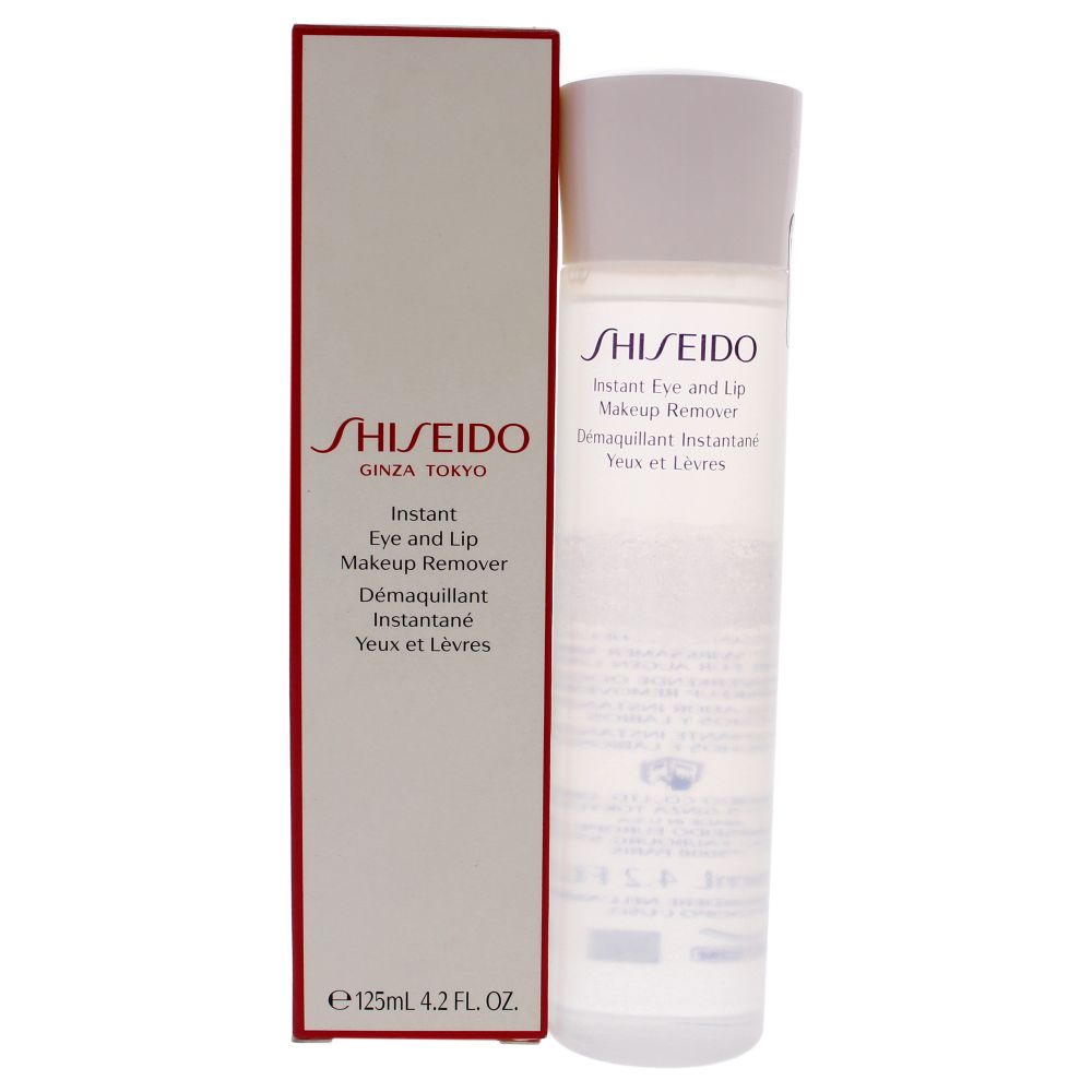 Instant Eye and Lip Makeup Remover by Shiseido for Unisex - 4.2 oz Makeup Remover