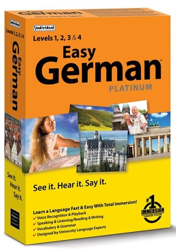 Easy German Platinum Language Learning Software for Windows