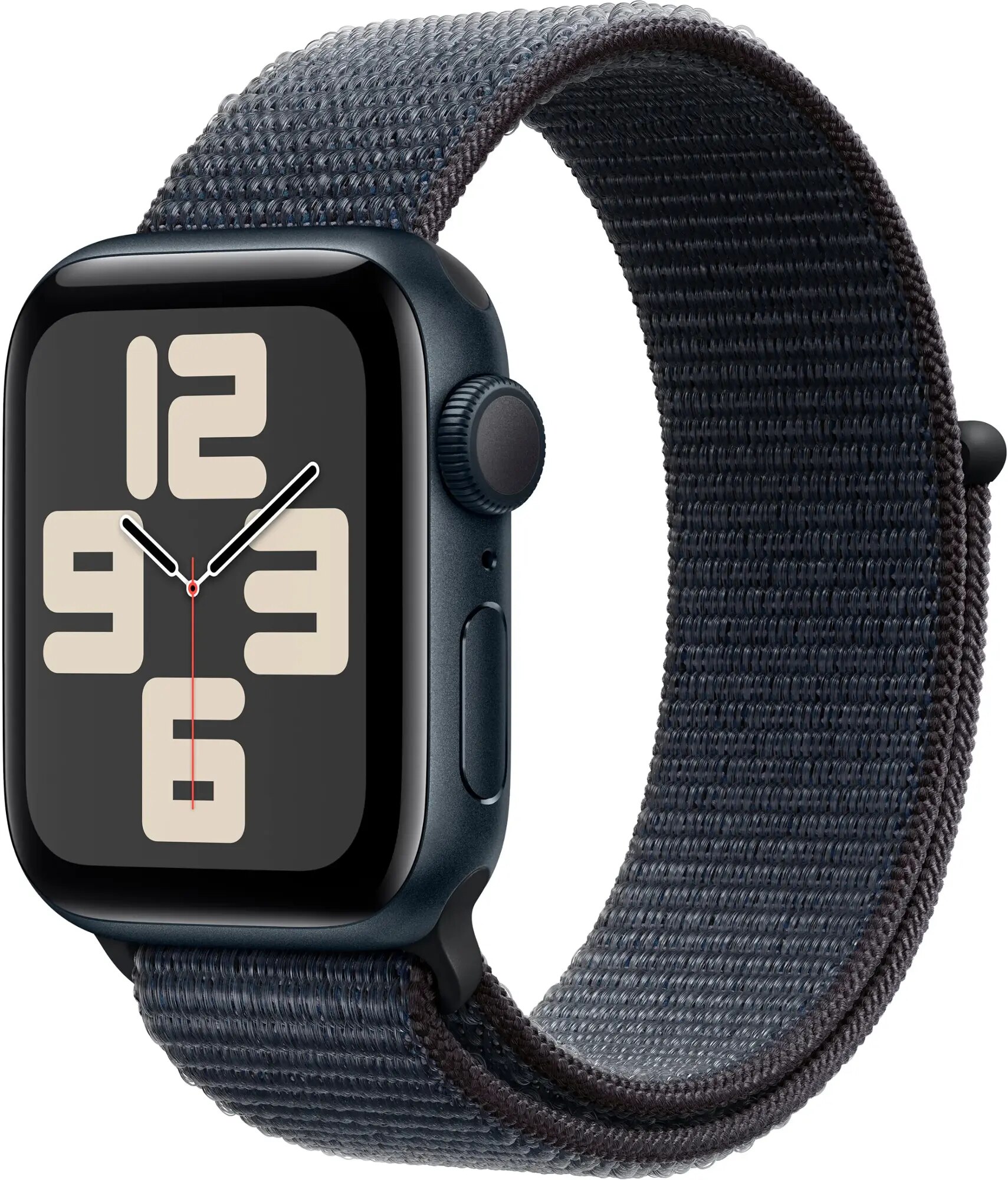 Apple Watch SE GPS + Cellular 40mm Midnight Aluminum Case with Ink Sport Loop