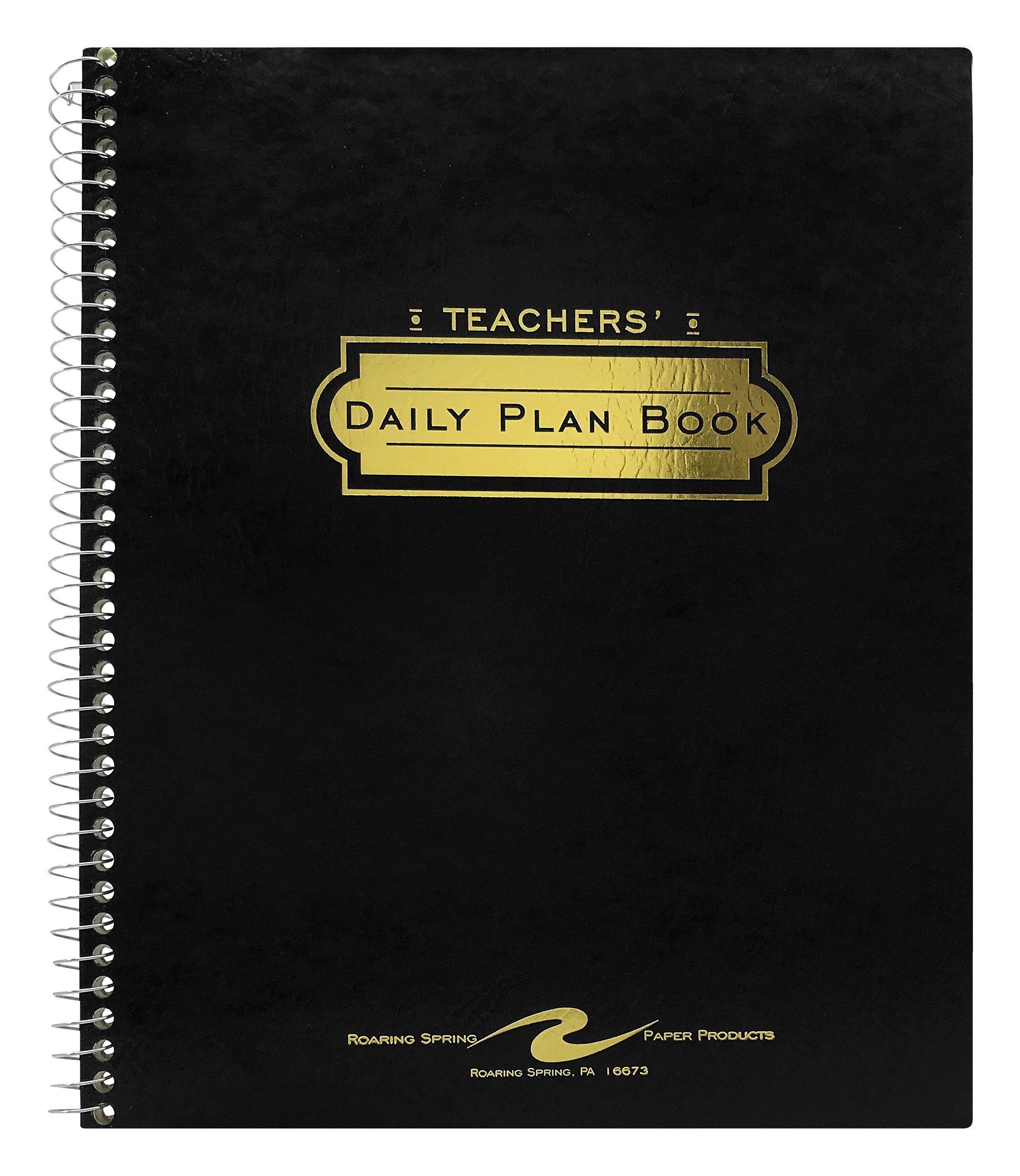 Roaring Spring Teachers Daily Plan Book 11 x 8.5 56 Sheets