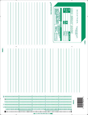 Scantron Form 886 E LOVAS