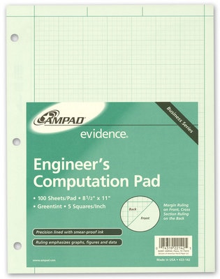 ENGINEERING COMP PAD GREEN TINT