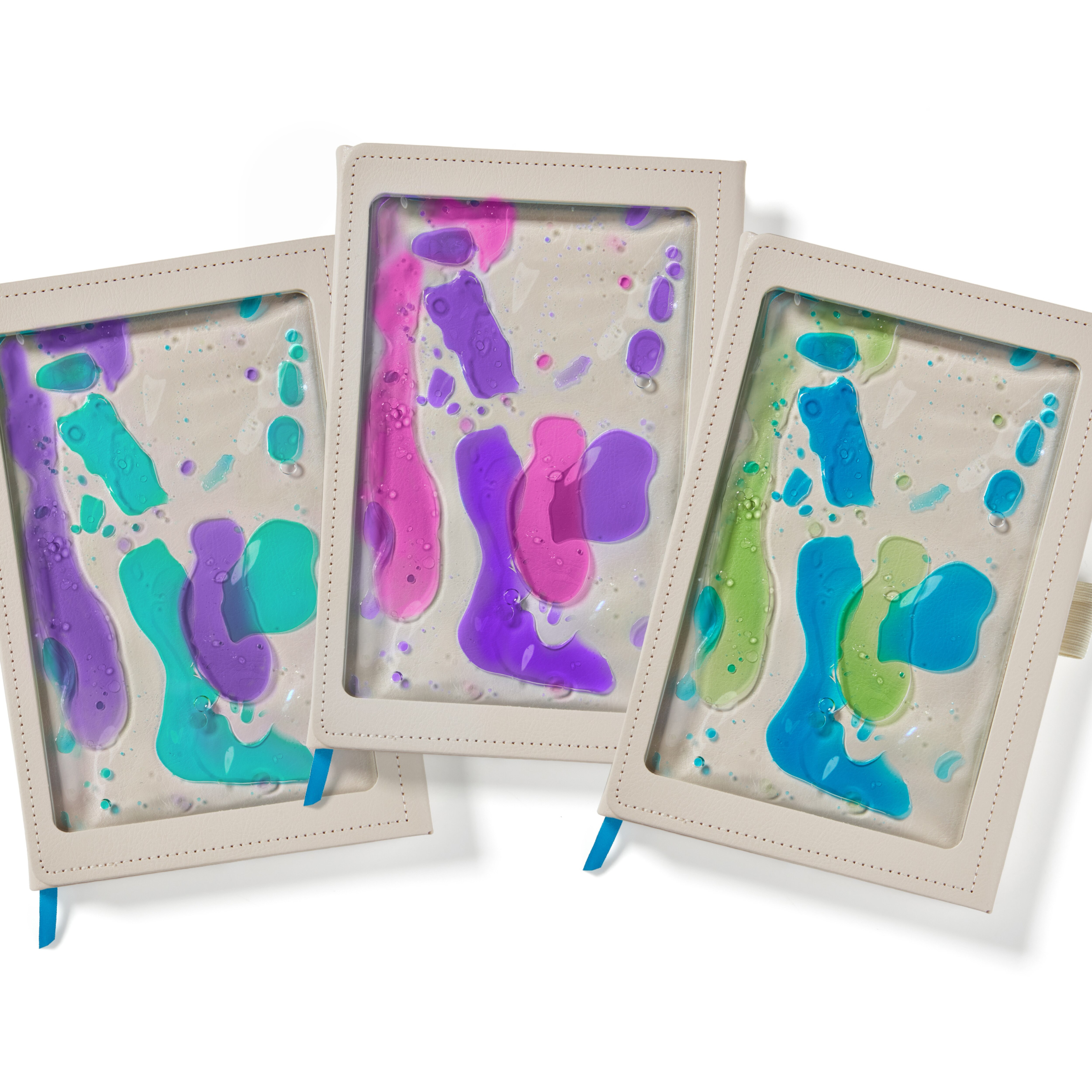 Lifelines 3 Pack Shake It Up Journals - Orignial, Meadow & Garden with Tactile Cover & Embossed Paper