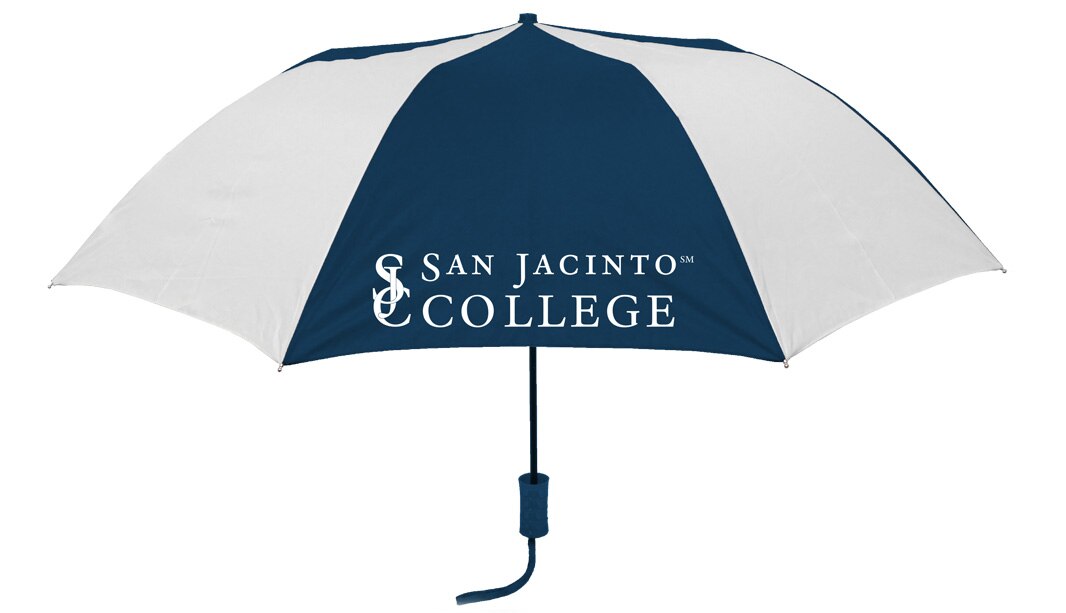"The Sport" 2-Tone Emblematic Umbrella Automatic Folding 48" Coverage