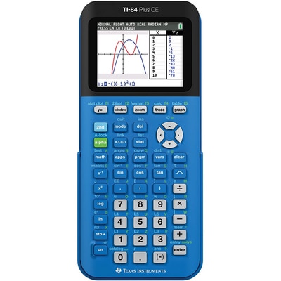 Texas Instruments TI-84 Plus CE Graphing Calculator (True Blue)