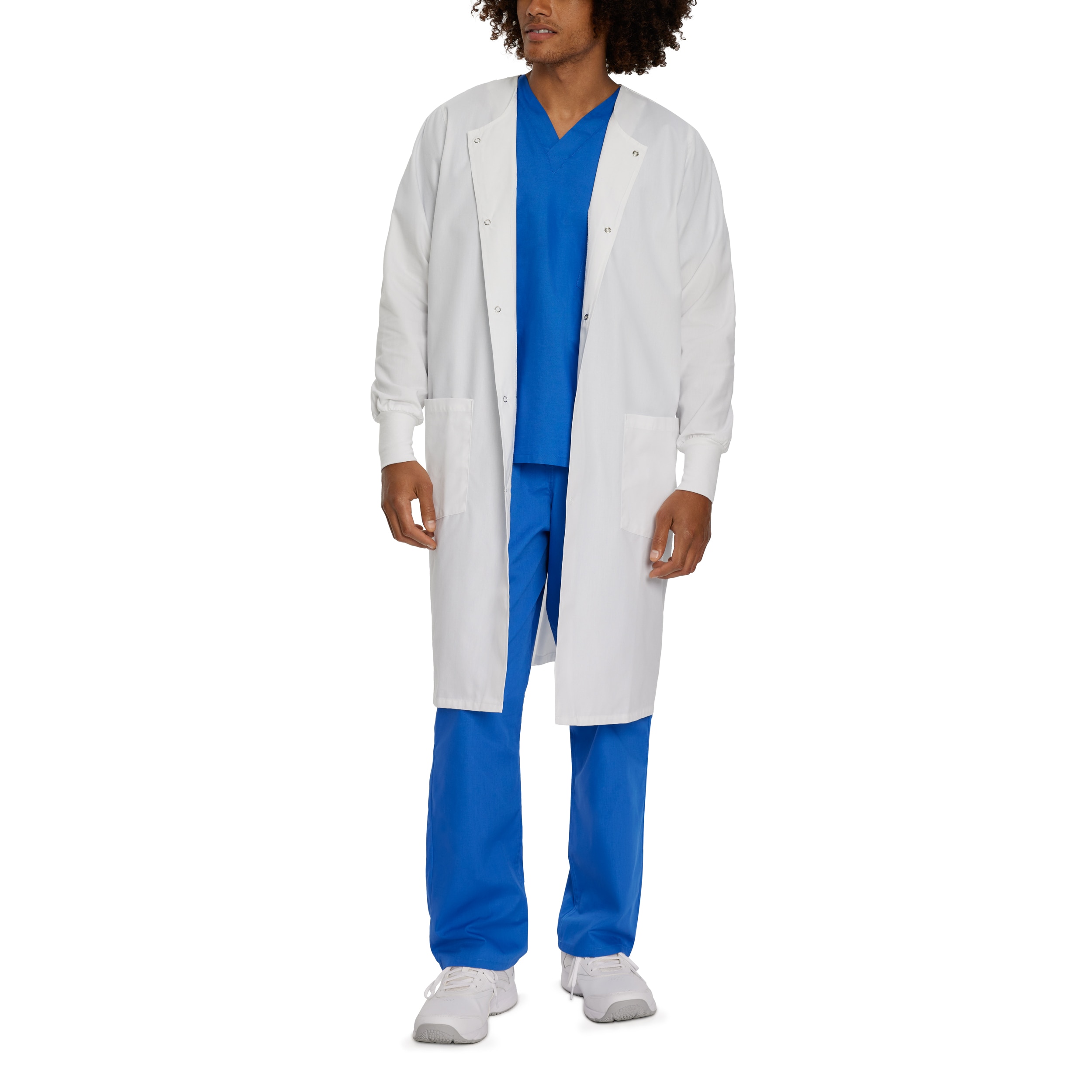 Landau Unisex 2-Pocket Full-Length Lab Coat