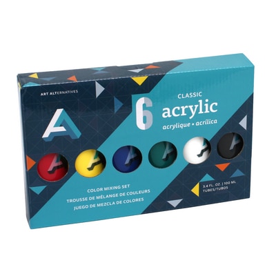 Art Alternatives Studio Acrylic, 6 Color Set