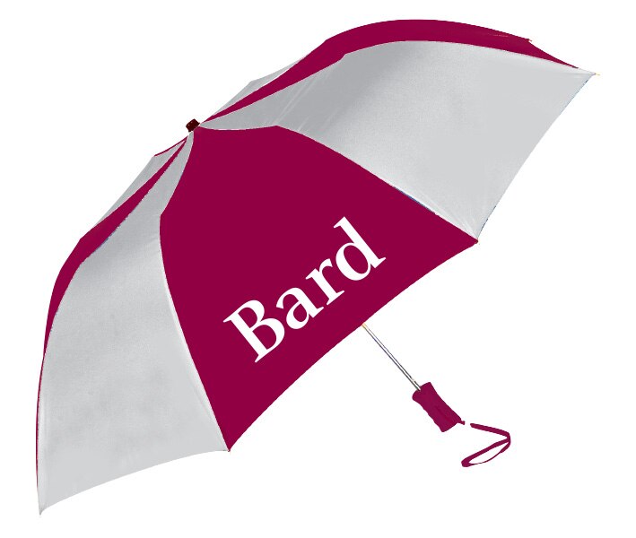 Bard College "The Sport" 2-Tone Emblematic Umbrella Automatic Folding 48" Coverage