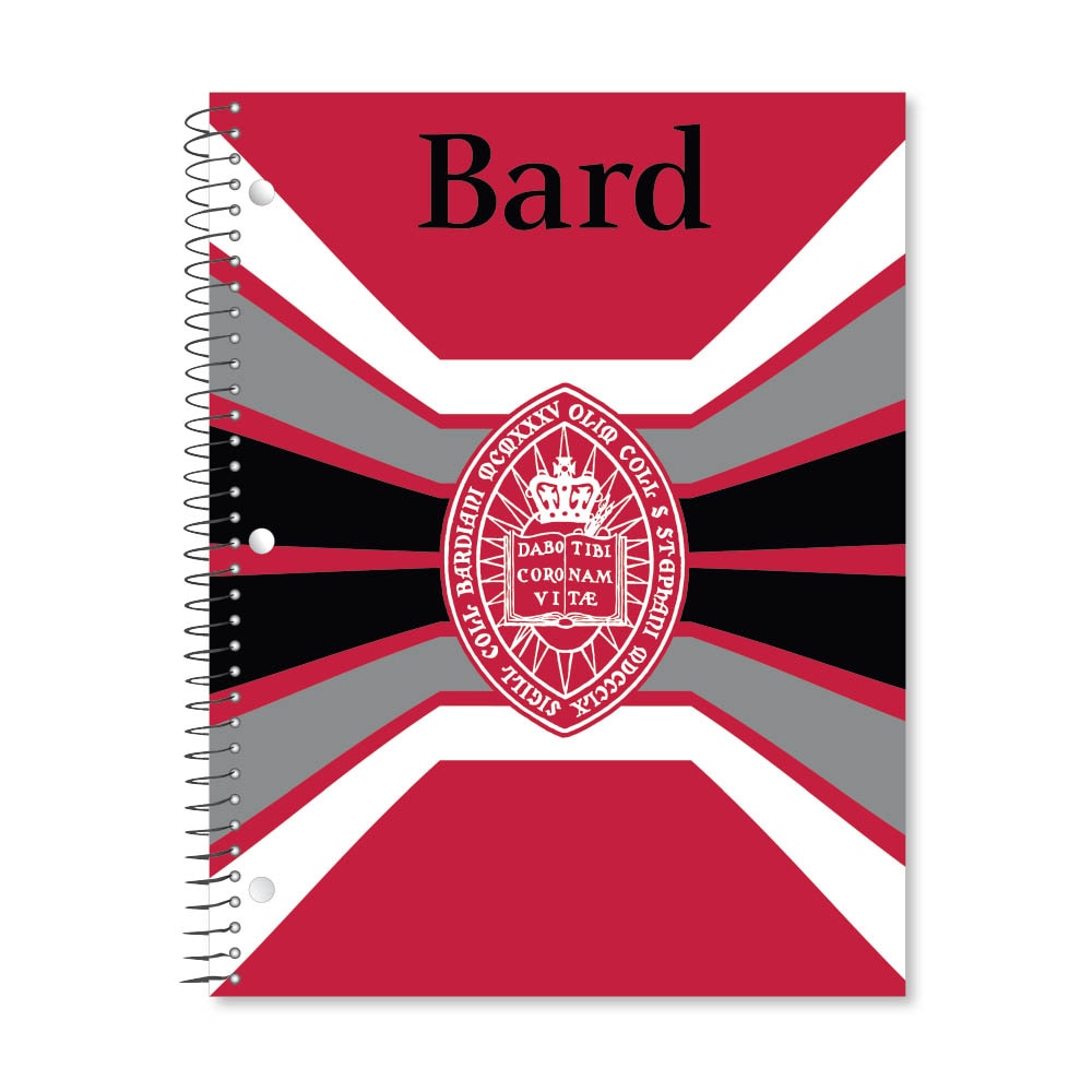 Digi Color Warp 1 Subject 11"x8.5" 70 Count College Ruled Spiral Notebook