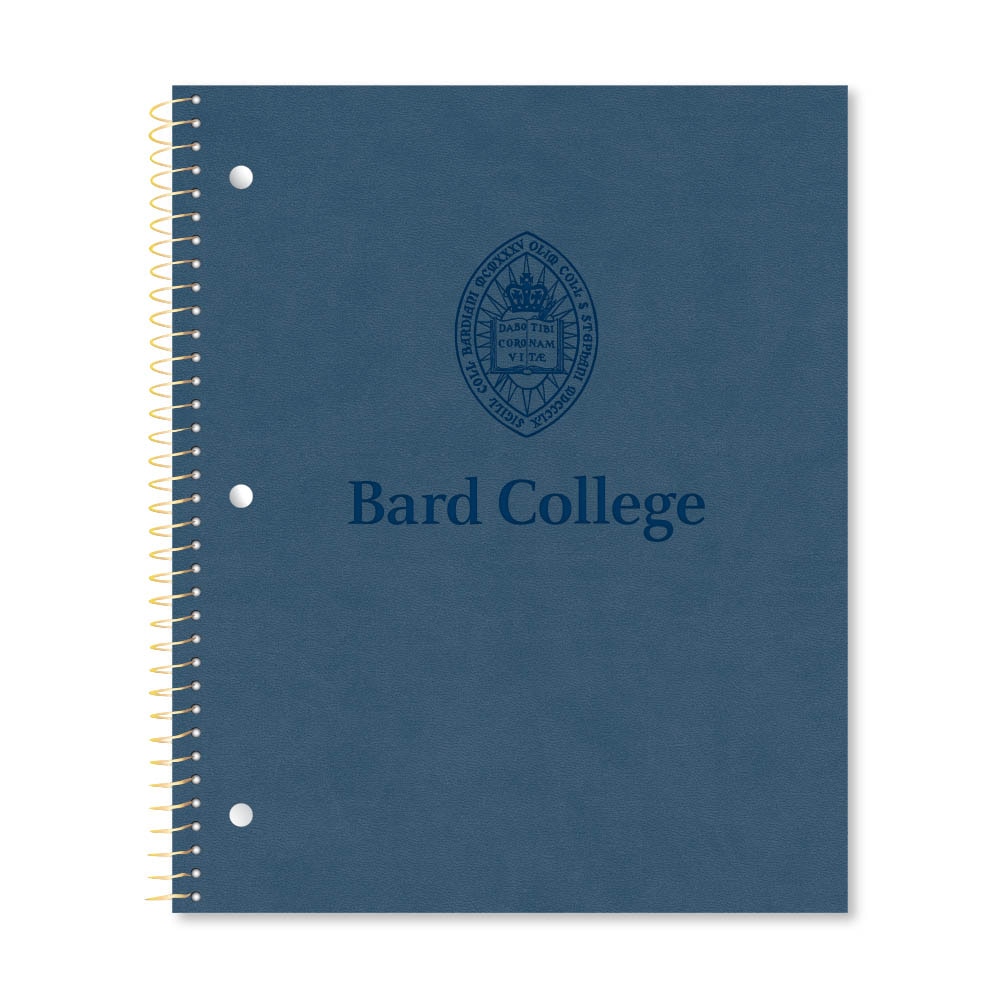 Roaring Premium 1 Subject Notebook, 8.5x11 College Ruled 20lb Paper, Impressions Leatherette Burnish Cover