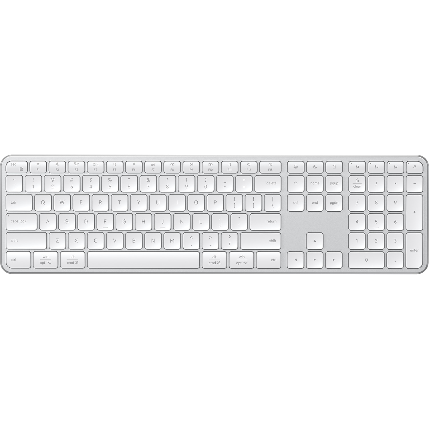 Satechi Slim EX3Wireless Keyboard Silver