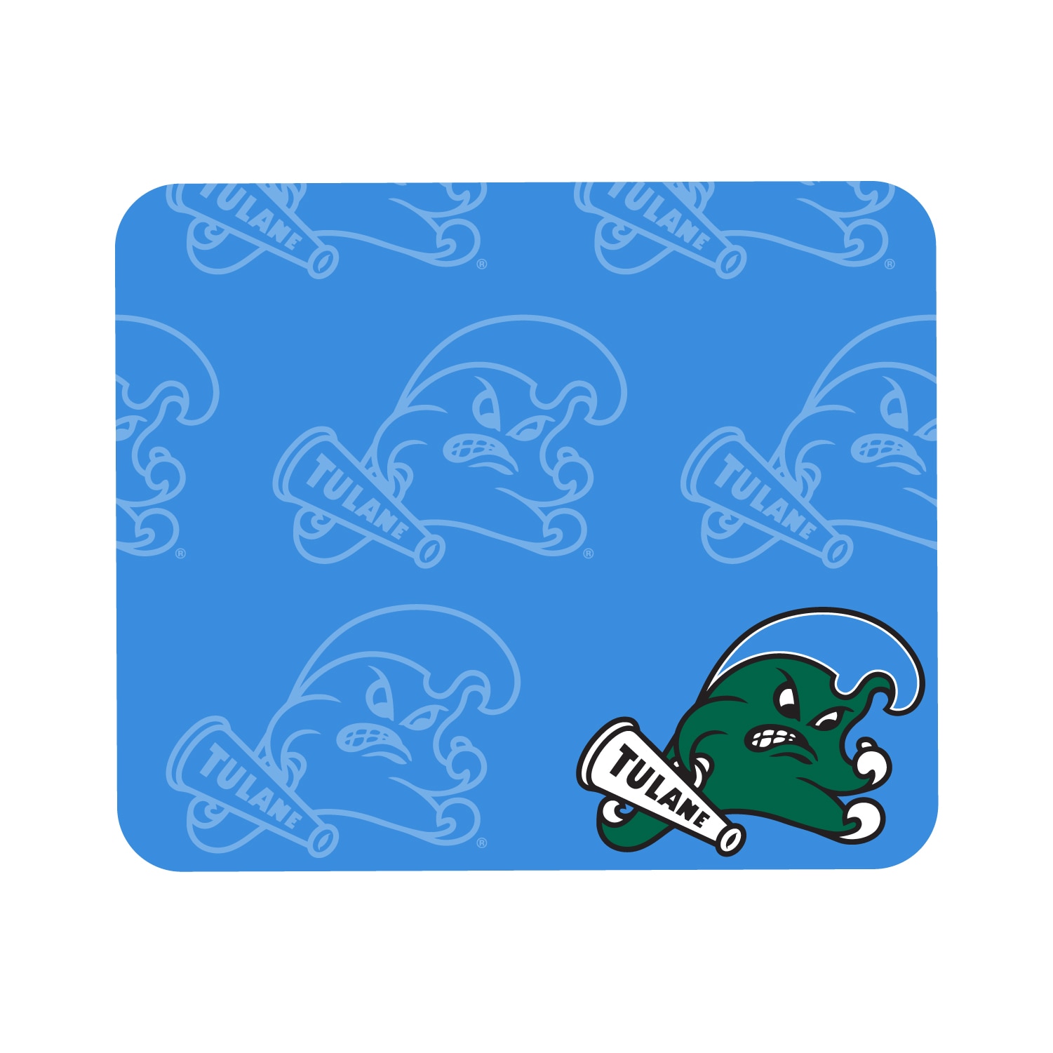 Tulane University V4 Mousepad, Mascot Repeat V1