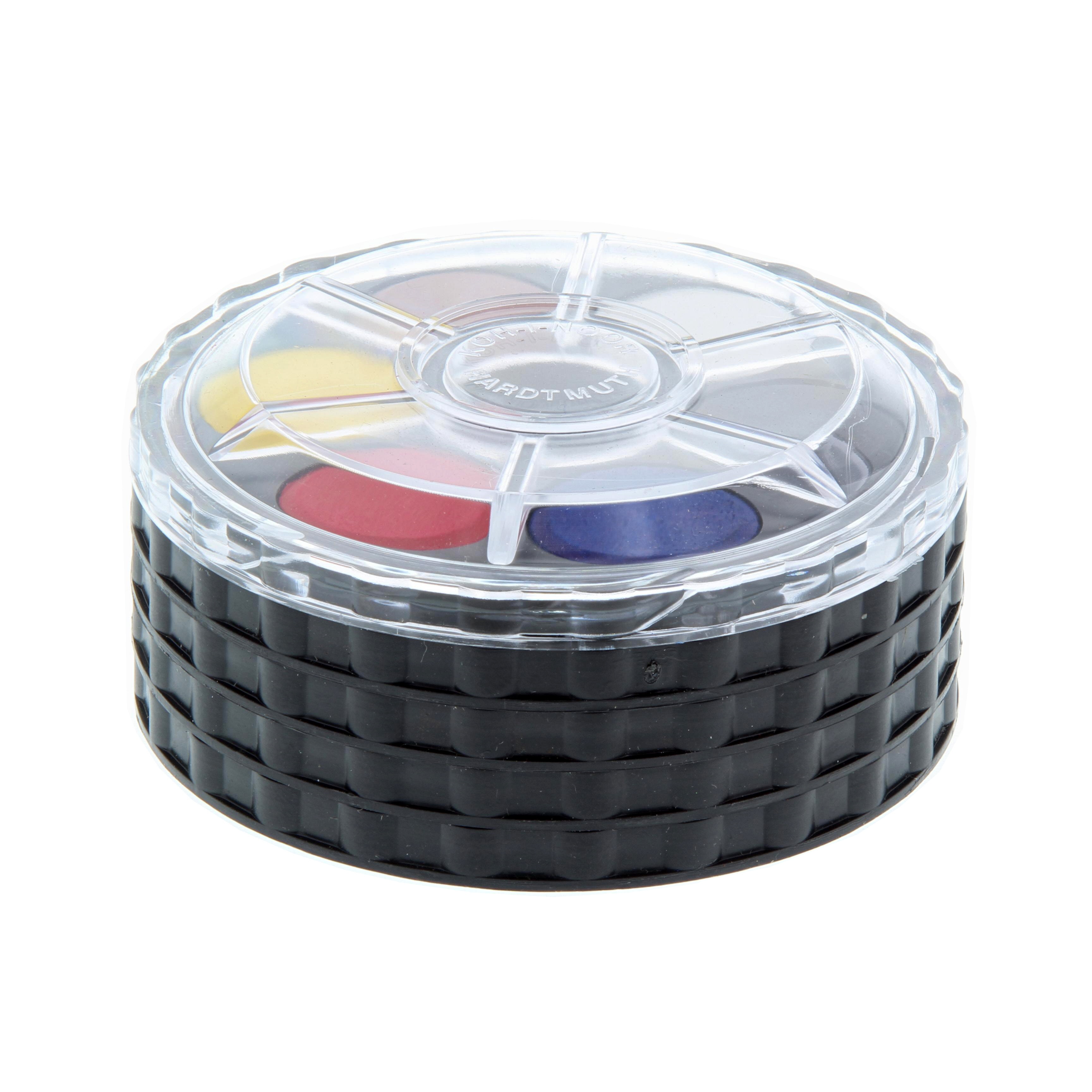 Koh-I-Noor Watercolor Wheel Stack Pack, 24-Colors