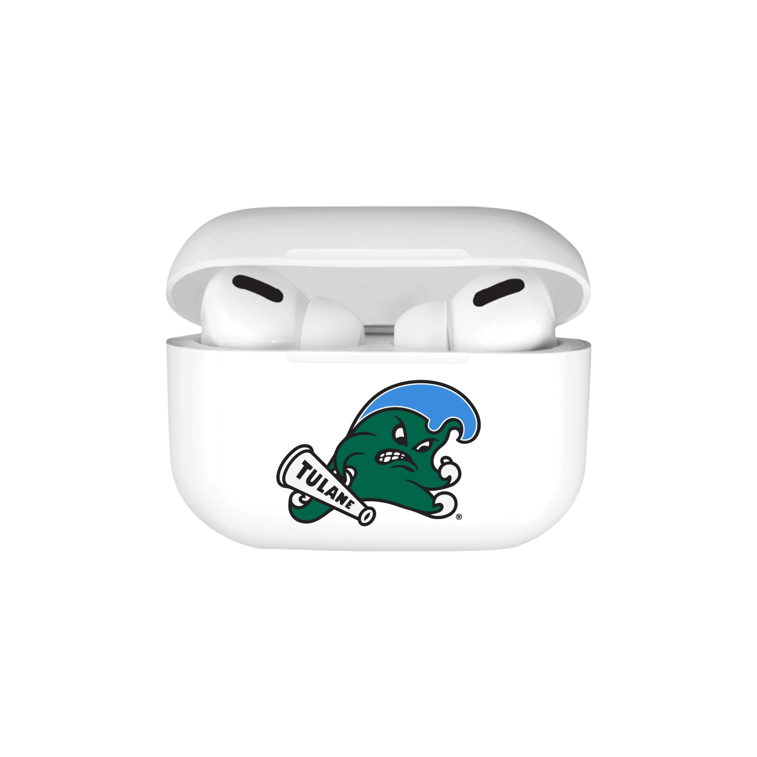 Tulane University TPU Airpods Case, Classic