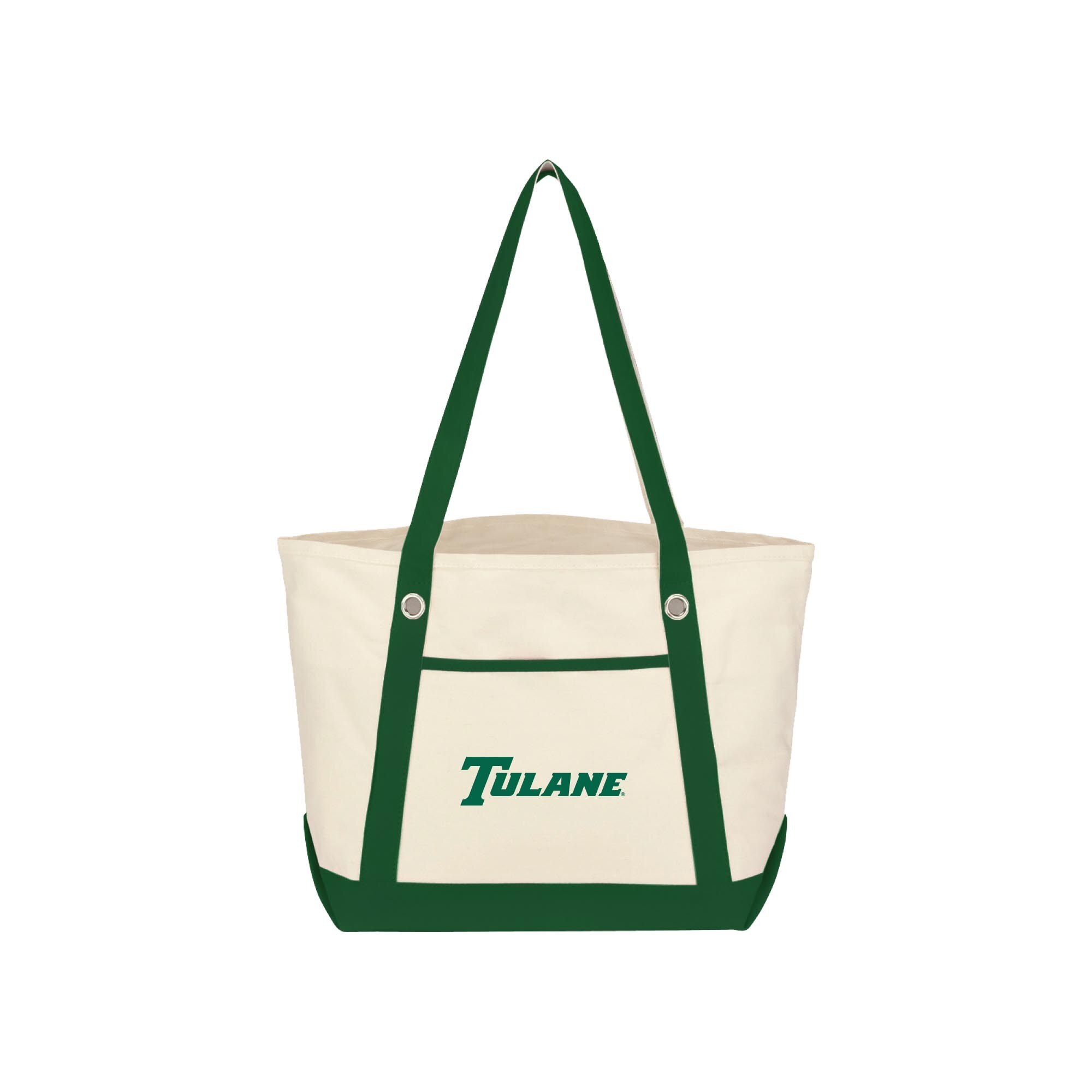 Tulane Green Wave Medium Boat Tote