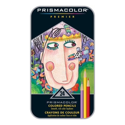 Prismacolor Premier Thick Core Colored Pencil Set, 24-Colors