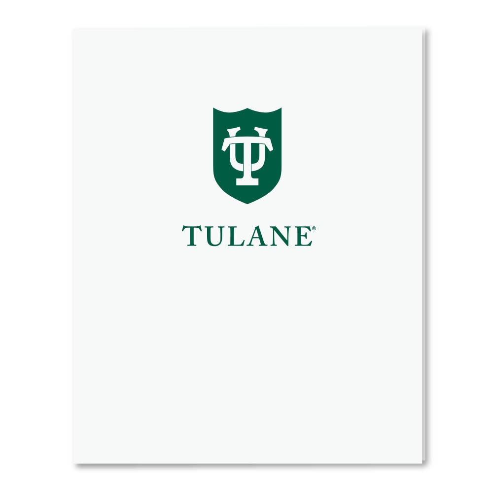 Roaring Twin Pocket Laminated Foil Portfolio 11 x 8.60