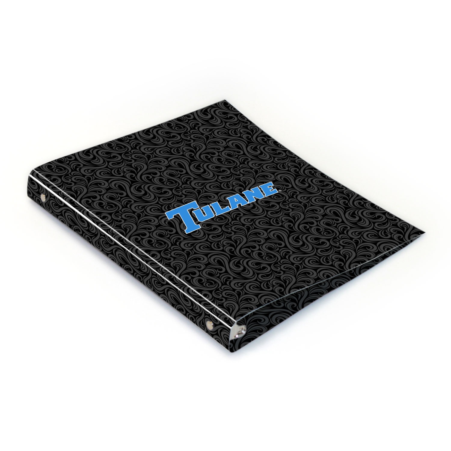 Tulane Full Color 2 sided Imprinted Flexible 1" Logo 1 Binder 10.5" x 11.5"