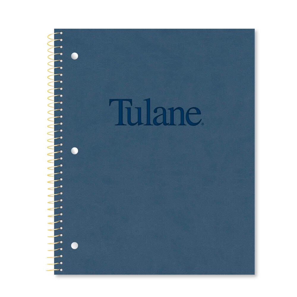 Roaring Premium 1 Subject Notebook, 8.5x11 College Ruled 20lb Paper, Impressions Leatherette Burnish Cover