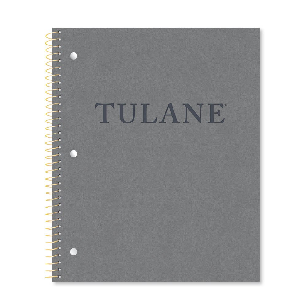 Roaring Premium 1 Subject Notebook 8.5x11 College Ruled 20lb Paper Impressions Leatherette Burnish Cover