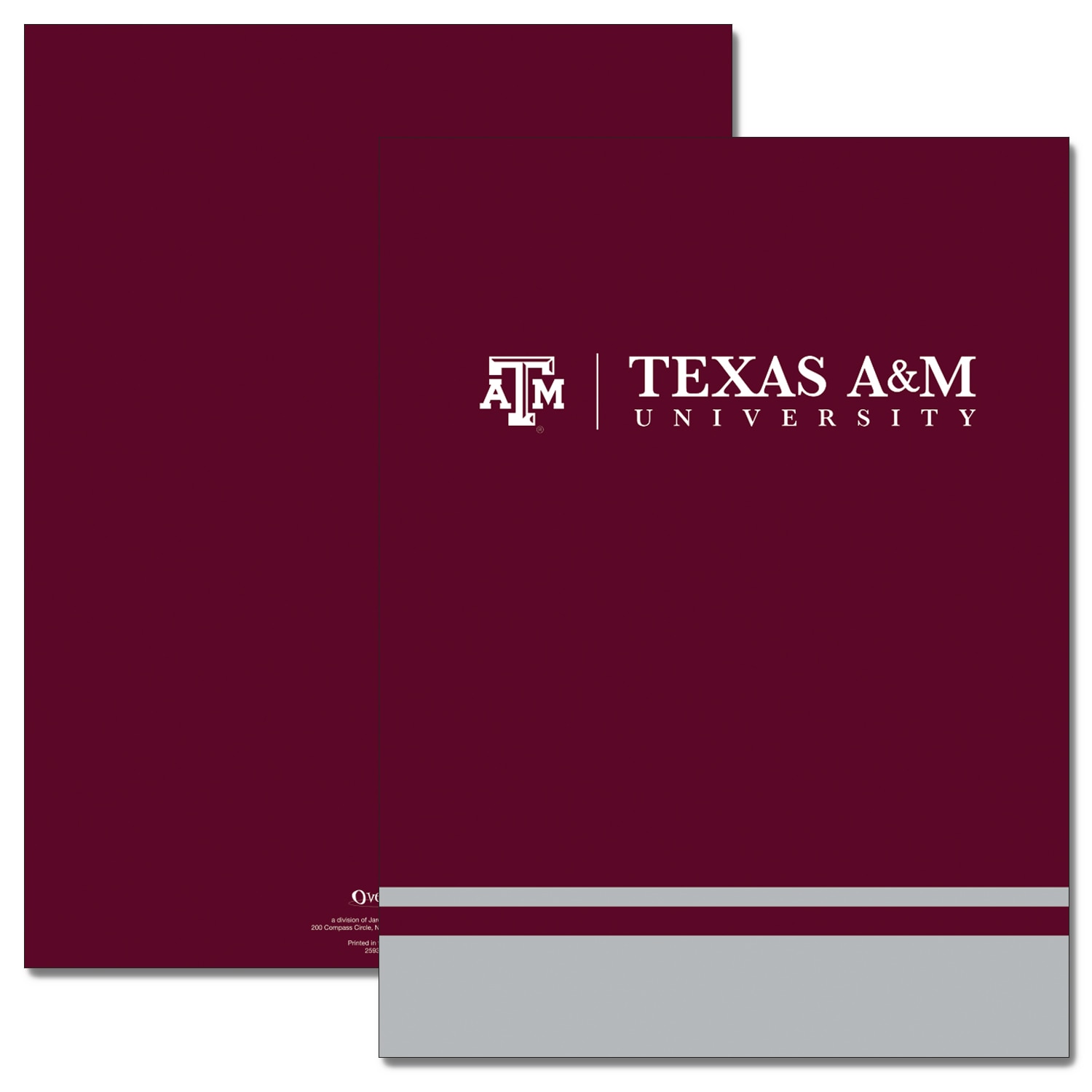 Pocket Folder School Name 9x12