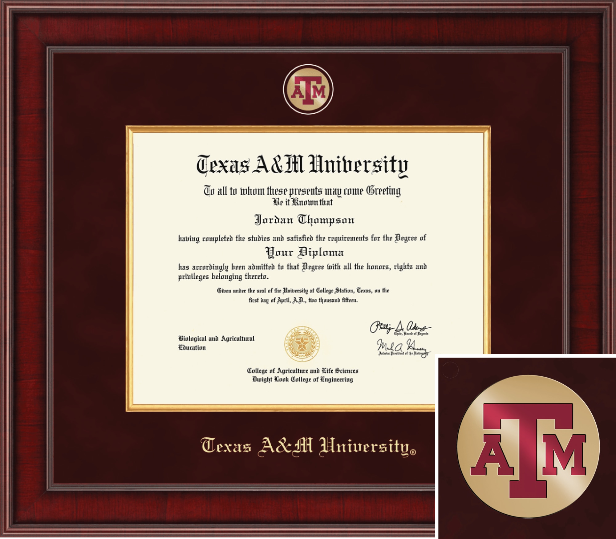 Church Hill Classics, Presidential, 12.5x16, Mahogany