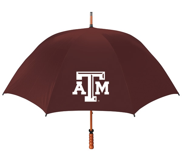 Texas A&M Aggies "The Eagle" Sporty Wood Shaft Golf Umbrella 62"