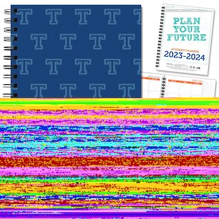 BY 24 Spirit Soft Touch Foil - Wordmark Imprinted Planner 23-24 AY 7x9