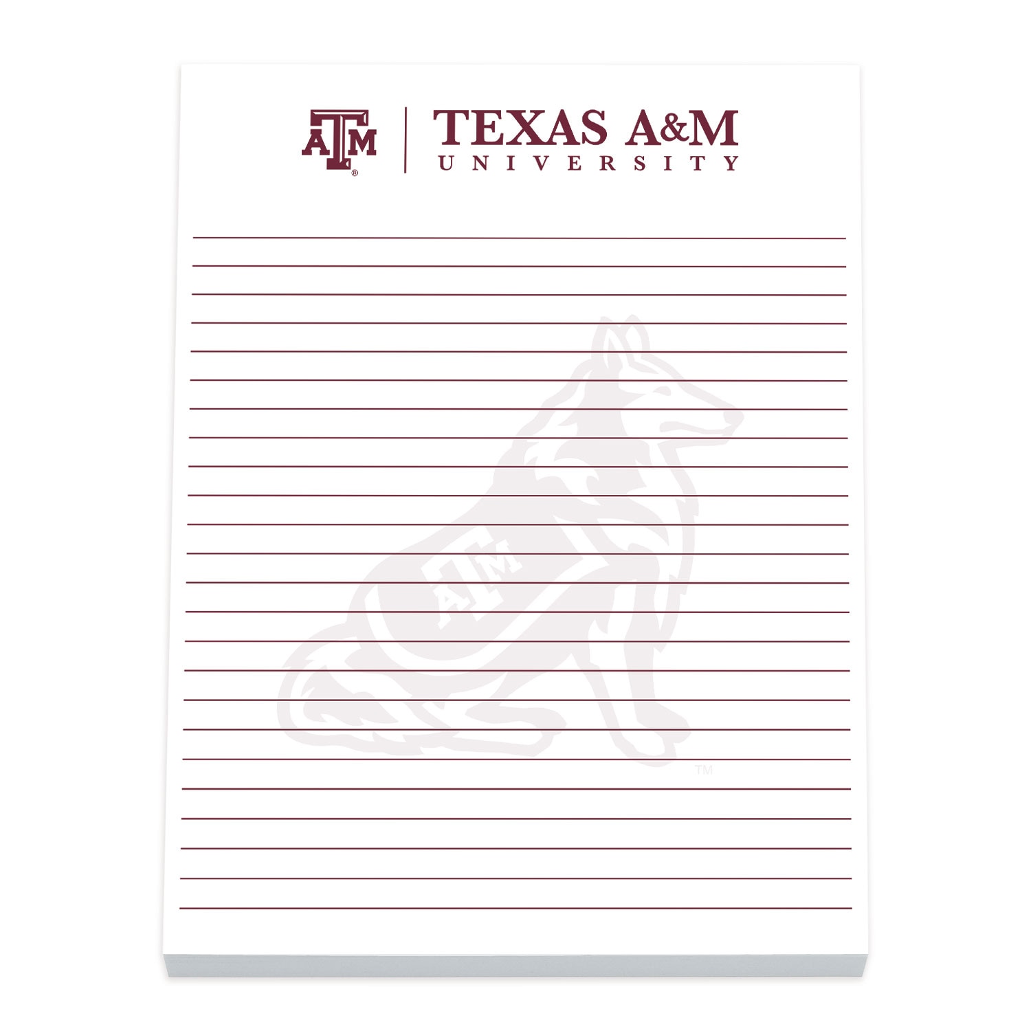 Imprinted Scratch Pad 8.5x11" 100 Sheets