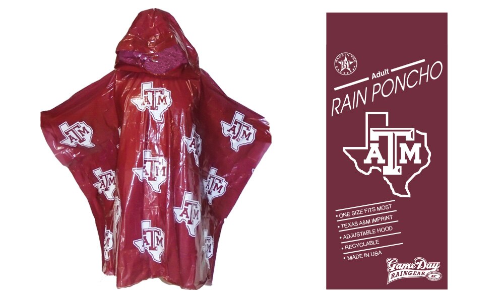 Texas A&M Aggies Lightweight Rain Poncho