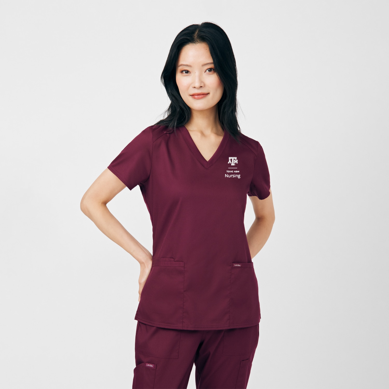 ProFlex Womens V-Neck  Scrub Top (LT105 Logoed)