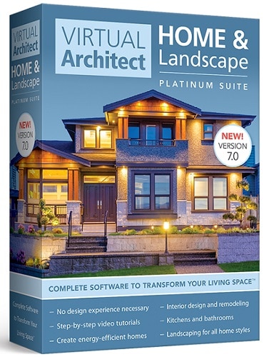 Avanquest Virtual Architect Home & Landscape Platinum Suite 7.0 for Windows