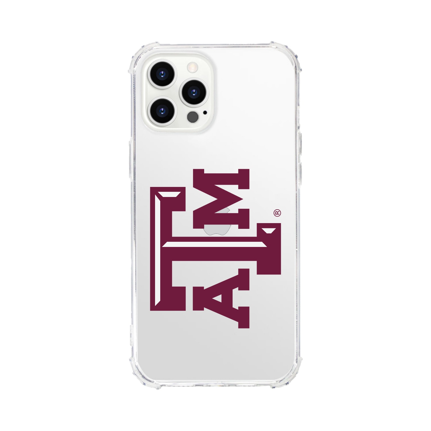 Texas A&M University- Clear Tough Edge Phone Case, Classic - iPhone 15