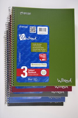 Wired 3 subject notebook CR