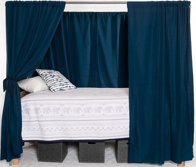 Grey Campus Canopies with Four Navy Panels