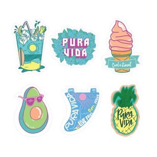 Cool and Sweet Stickers - 6 Pack