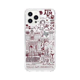 Texas A&M University- Clear Tough Edge Phone Case, Julia Gash - iPhone 15 Plus
