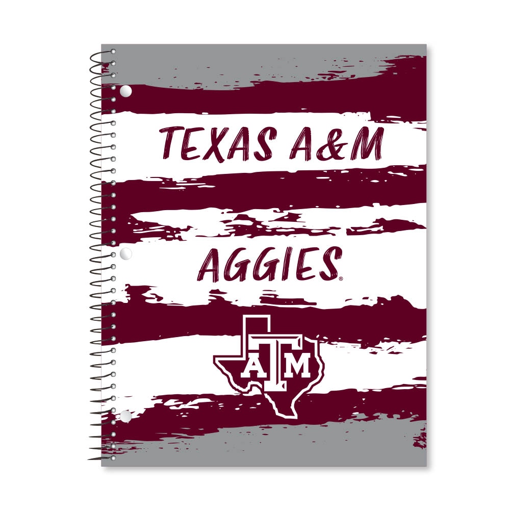 Digi Paint Strokes 1 Subject 11"x8.5" 70 Count College Ruled Spiral Notebook