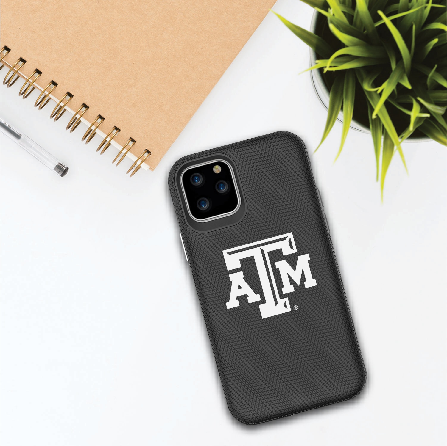 Texas A&M University Aggies Black Tough Shell Phone Case,  Classic- iPhone 13 Pro