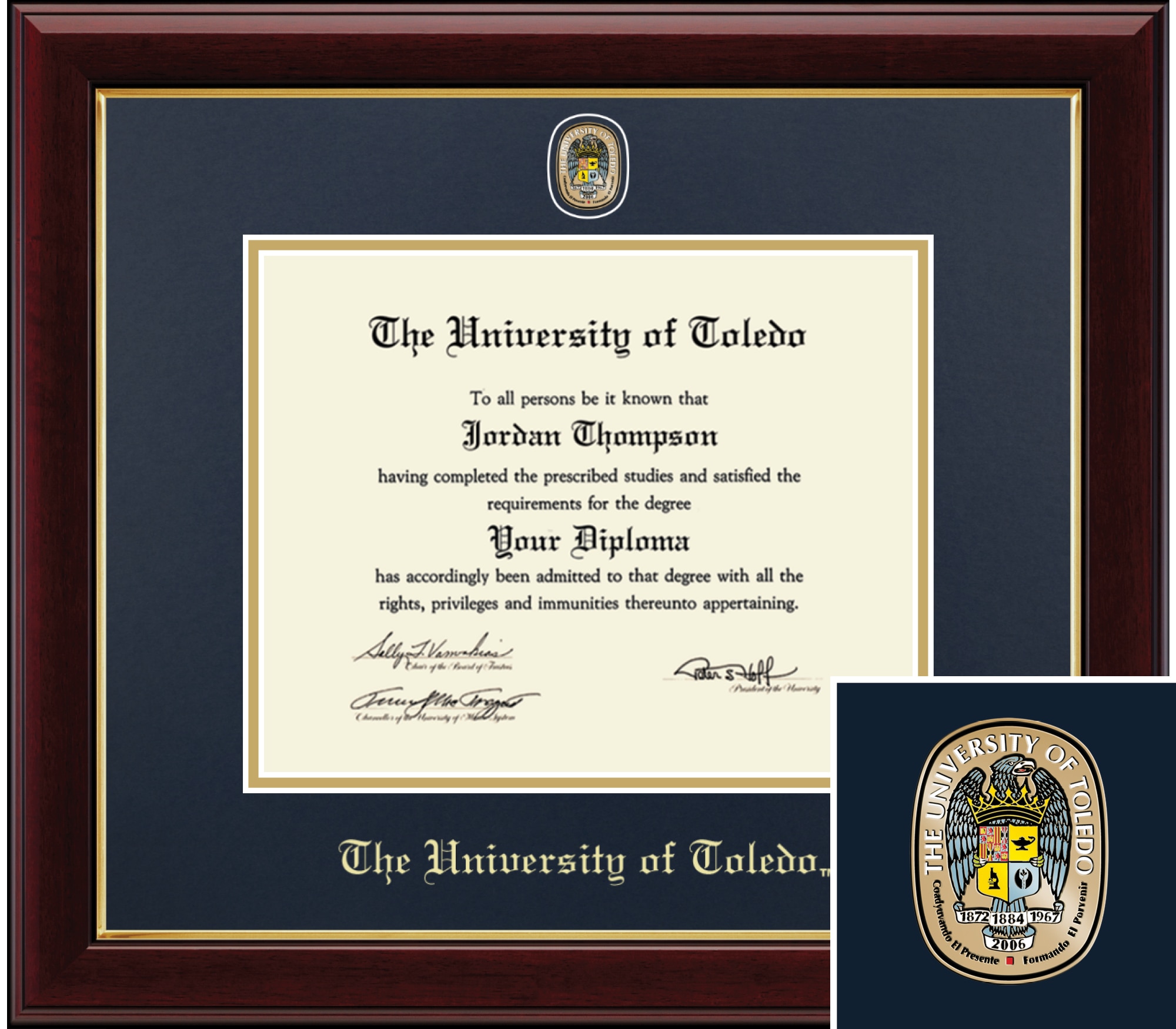 Church Hill Classics, Masterpiece, 8x10, Cherry, Diploma Frame