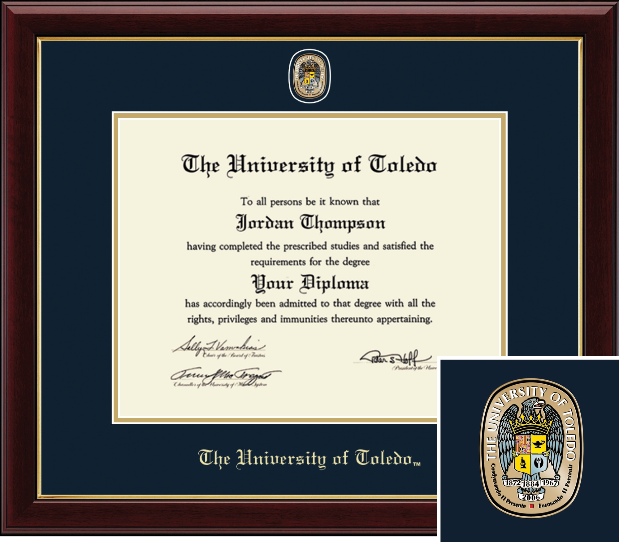 Church Hill Classics, Masterpiece, 11x14, Cherry, Diploma Frame