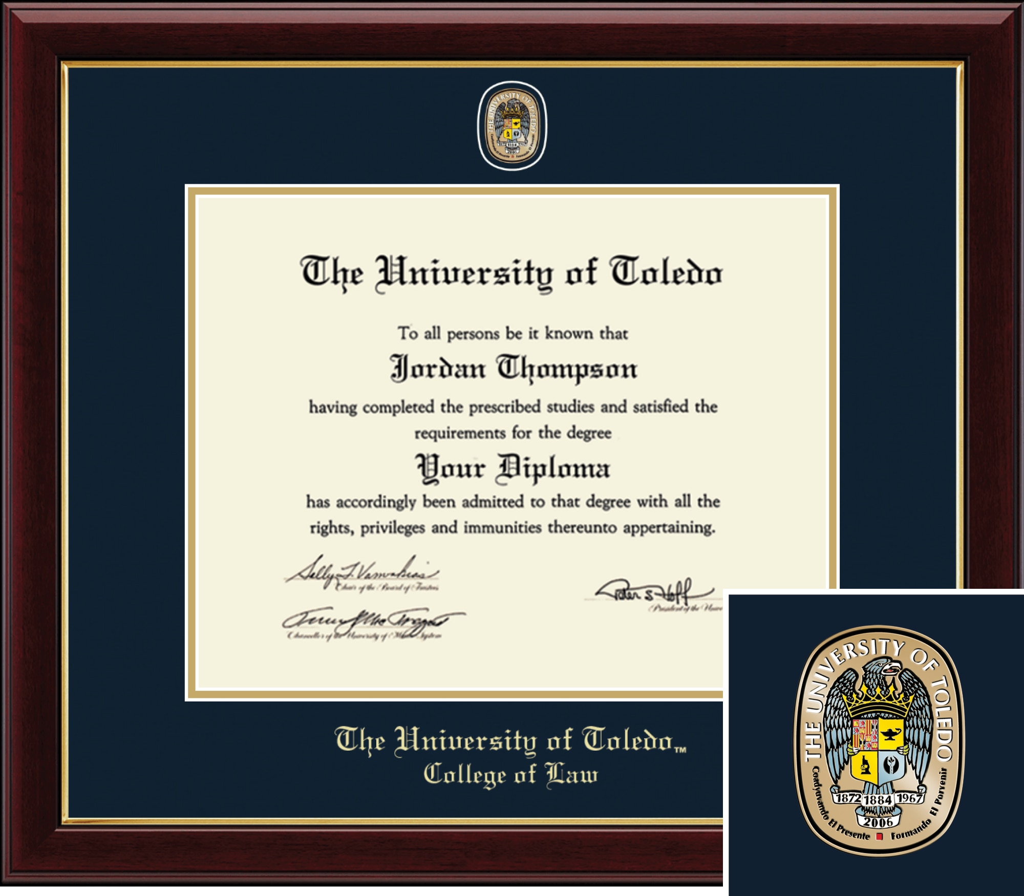 Church Hill Classics, Masterpiece, 11x14, Cherry, Diploma Frame