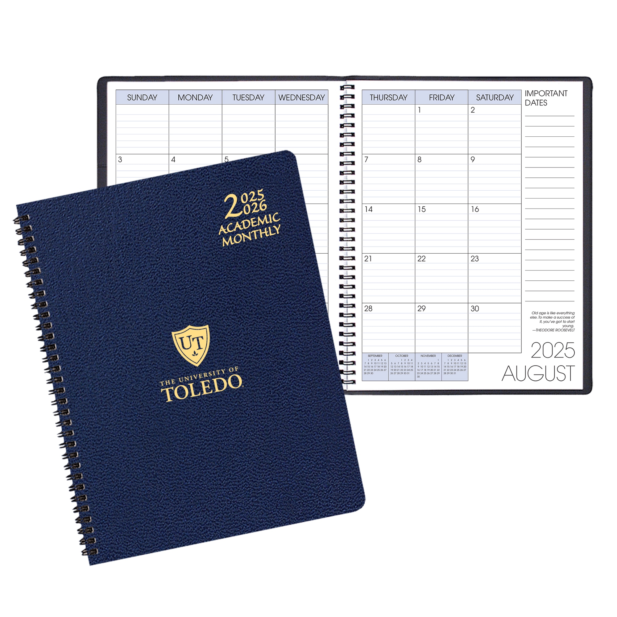 Payne 25-26 Imprinted Academic Monthly Planner 8.5"x11"
