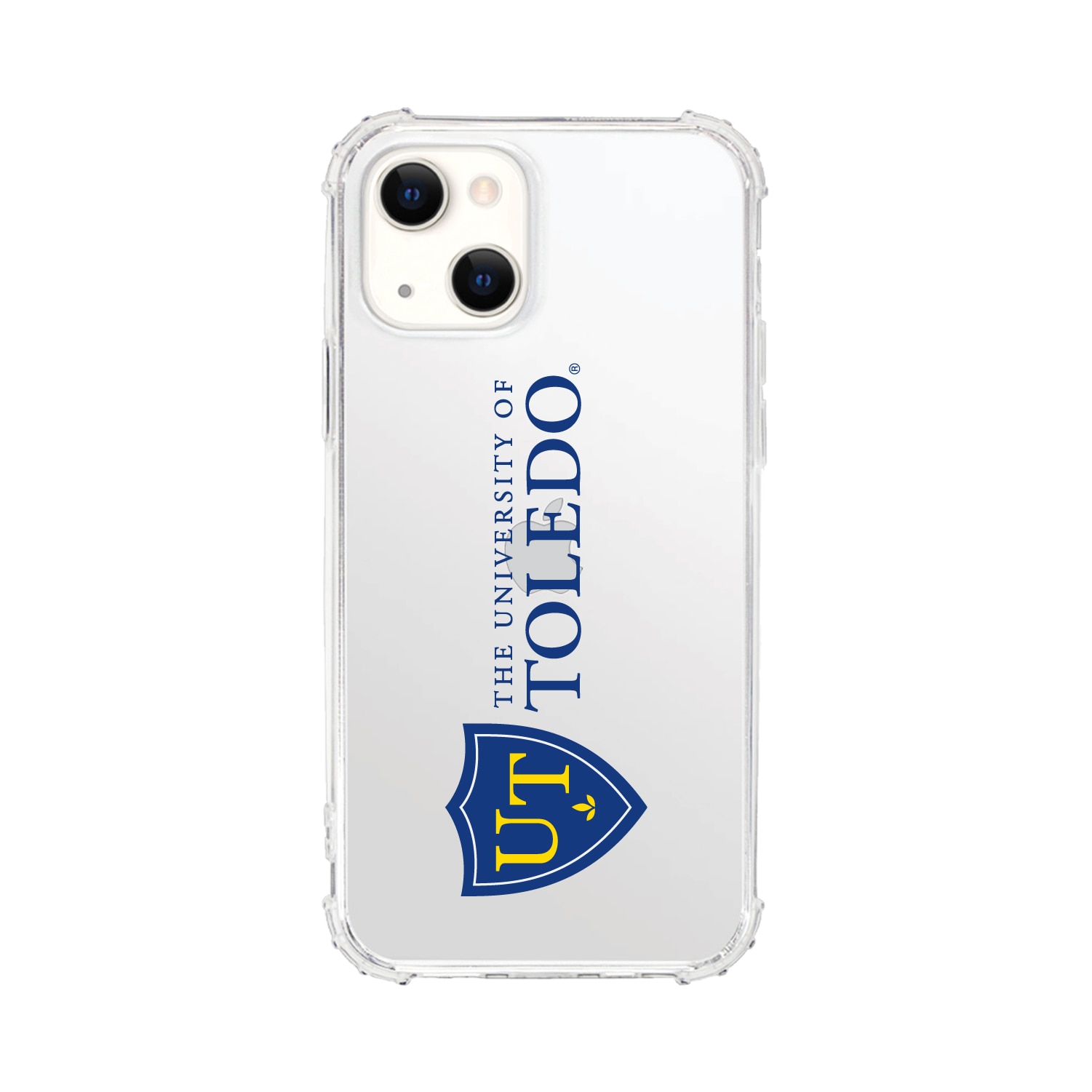 University of Toledo V2 Clear Tough Edge Phone Case, Classic V1 - iPhone 14