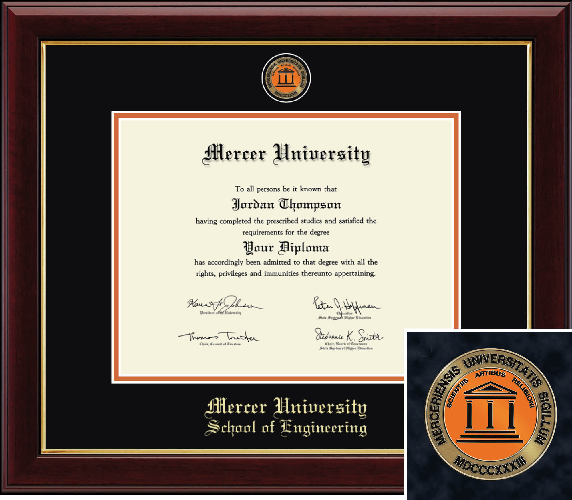 Church Hill Classics Masterpiece 8.5x11 Engineering Diploma Frame